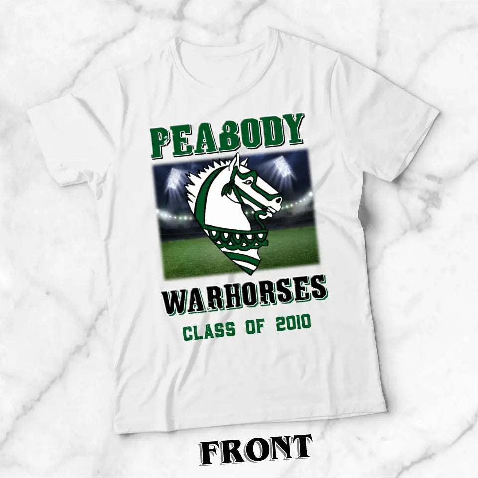 Peabody Warhorses Football Custom Class Of Shirt