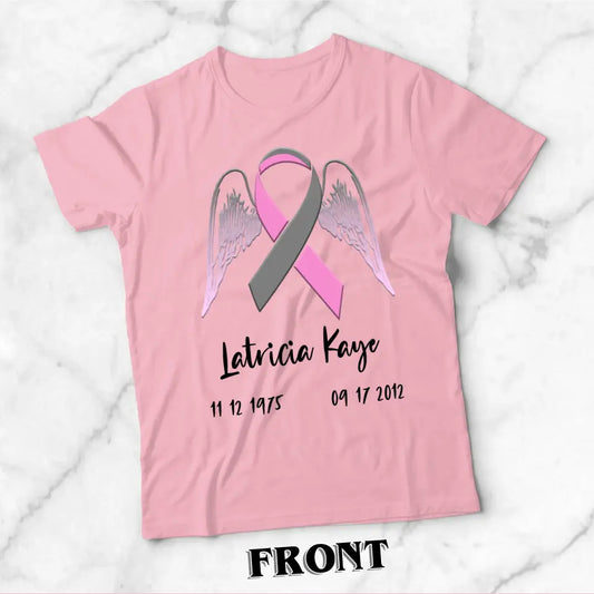 Breast Cancer Victim Memorial RIP Shirt