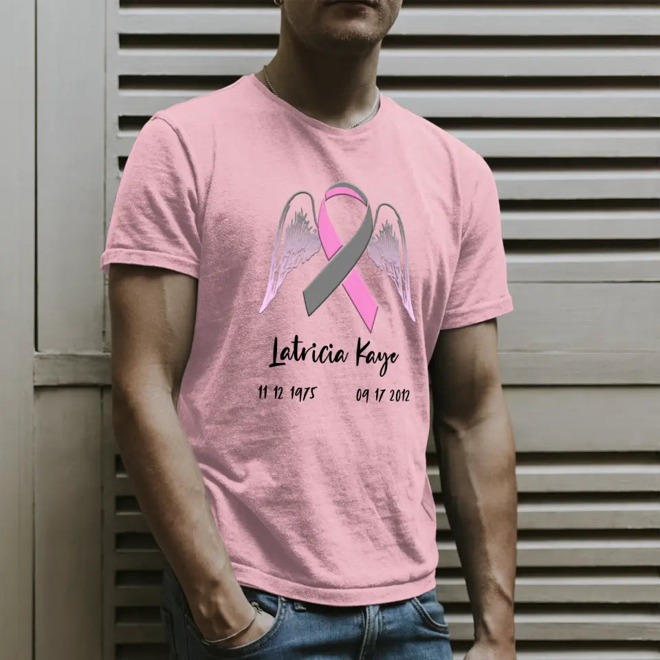 Breast Cancer Victim Memorial RIP Shirt